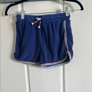 Mini Boden Blue Toweling Shorts